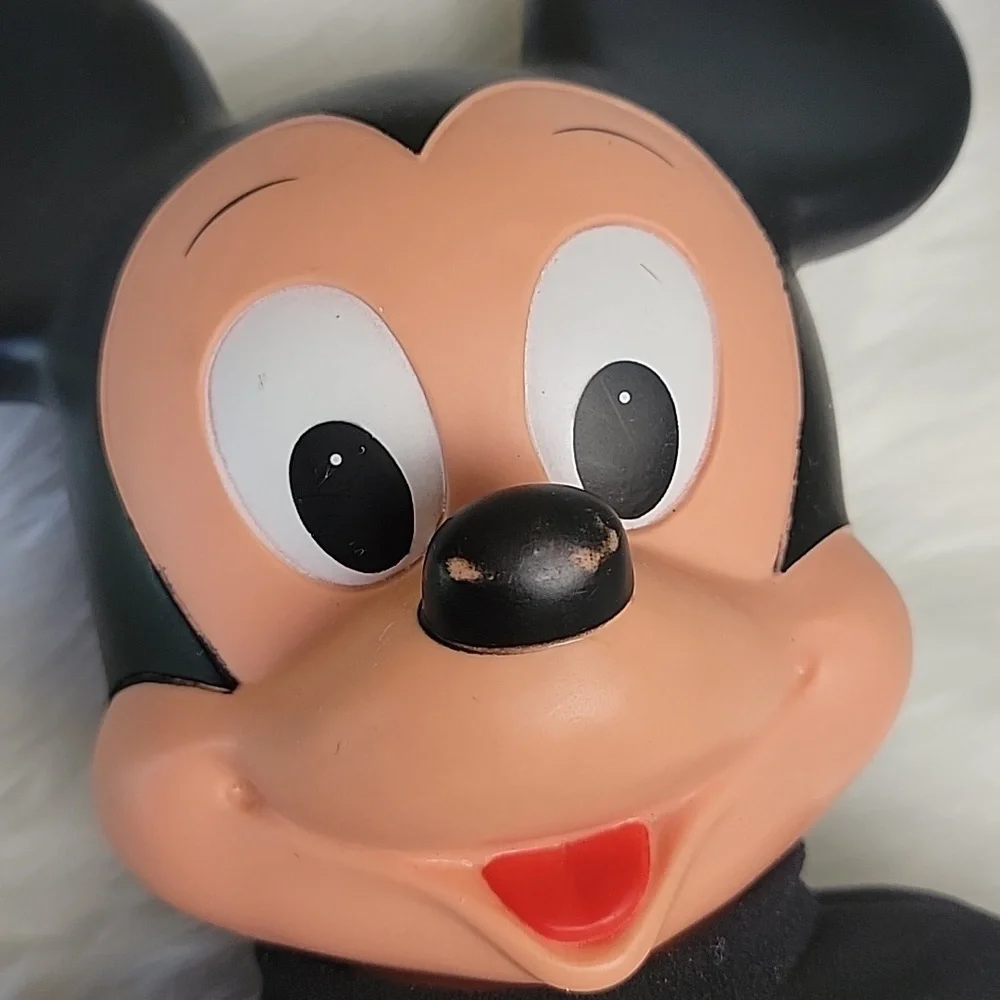 MARCHING‎ MICKEY MOUSE Walt Disney VTG Collectible Plush Plastic Retro Doll Toy